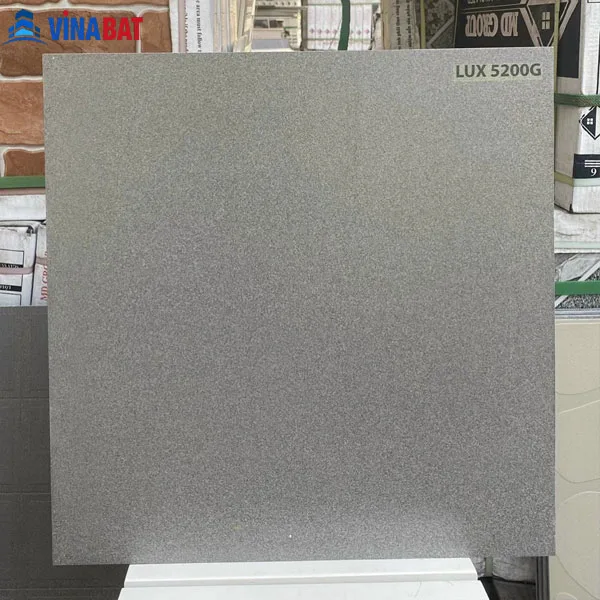 Gạch lát sân vườn 50x50 granit đồng chất LUX5200G màu ghi 1 Gạch lát sân vườn 50x50 granit đồng chất LUX5200G màu ghi 2