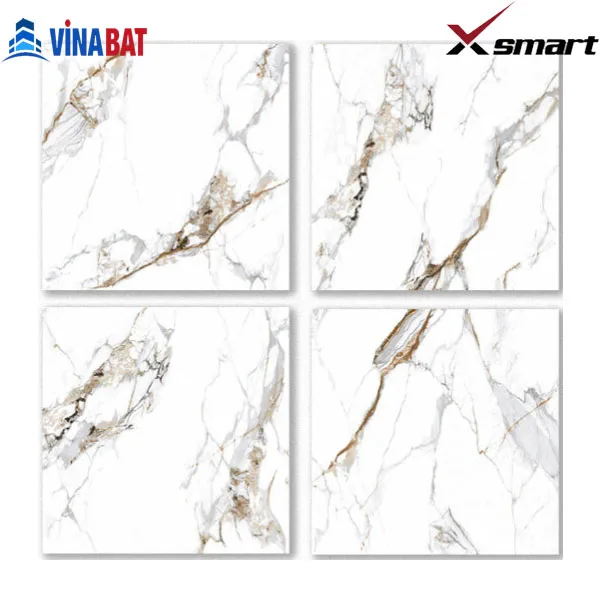 Gạch ốp lát catalan Xsmart 60x60 76031 vân đá màu vàng 1