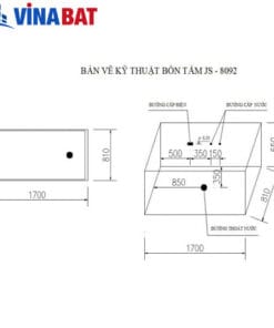 Bồn tắm massage Govern JS-8092 (có sục khí) 7