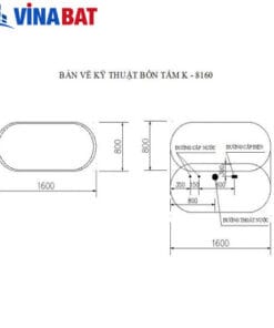 Bồn tắm massage Govern K-8160 (có sục khí) 7