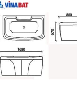 Bồn tắm massage màu Govern YKL-E70 5