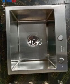 Chậu rửa bát đúc 1 hố 4045 inox304 3