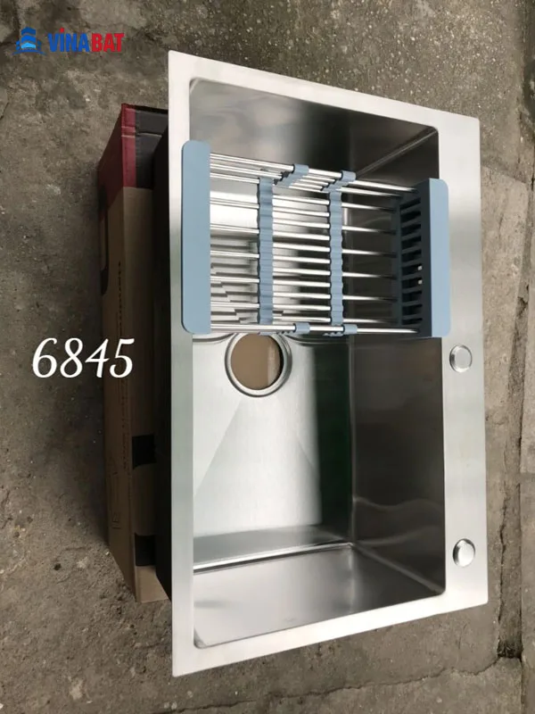 Chậu rửa bát đúc 1 hố MAIKA 6845 1 Chậu rửa bát đúc 1 hố MAIKA 6845 2