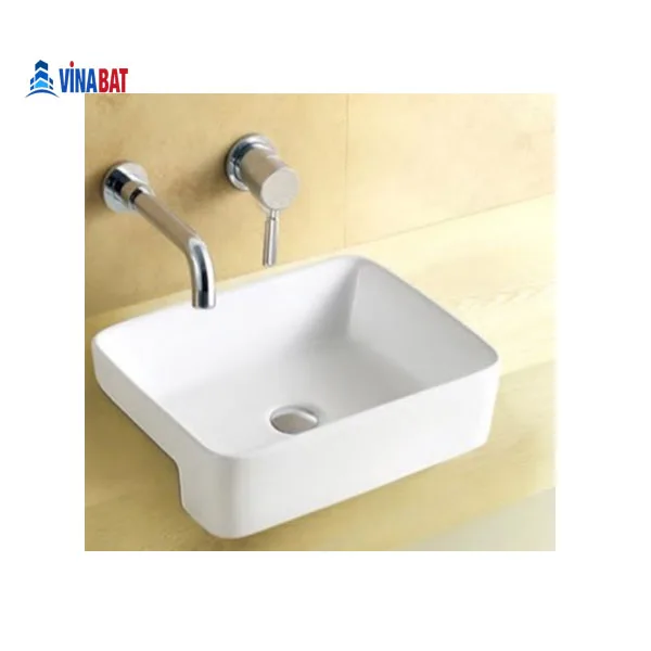 Chậu rửa mặt lavabo Riba 7026 1 Chậu rửa mặt lavabo Riba 7026 2