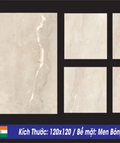 Gạch Ấn Độ 120x120cm vân đá màu vàng I810 1 gach-an-do-120x120cm-i810-1