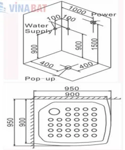 Phòng xông hơi ướt Euroking EU-8600 1 Euroking-EU-8600-2