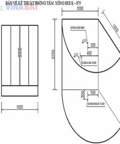 Phòng xông hơi khô kết hợp ướt Govern K-075 2