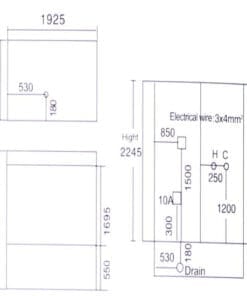Phòng xông hơi ướt massage LaiWen W-6002 1 LaiWen-W-6002-1