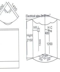 Phòng xông hơi ướt massage LaiWen W-6027 2