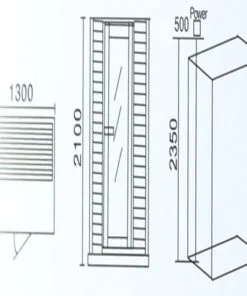 Phòng xông hơi khô hồng ngoại LaiWen W-8010 1 LaiWen-W-8011-1