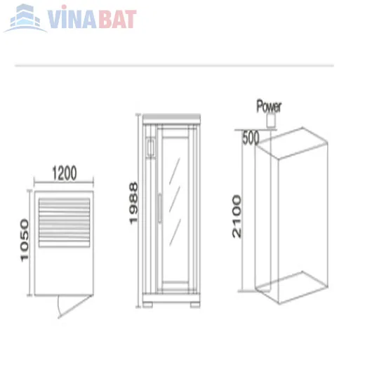 Phòng xông hơi khô TDO T-8019 4