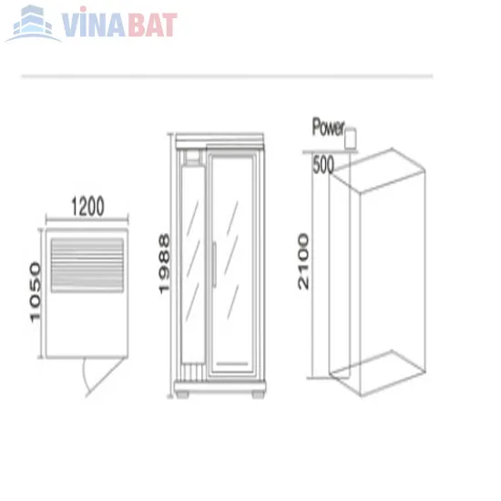 Phòng xông hơi khô TDO T-8020 1