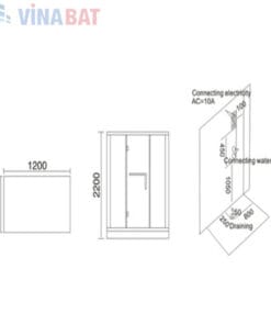 Phòng xông hơi ướt TDO T-7007 acrylic 3 Phòng-xông-hơi-ướt-TDO-T-7007-acrylic-3