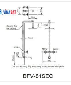 Sen cây âm tường Inax BFV-81SEC 1 bvkt-sen-cay-am-tran-inax-BFV-81SEC