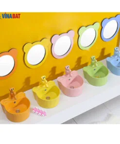 Vòi rửa lavabo trẻ em hình con voi màu xanh dương V092 5 Vòi rửa lavabo trẻ em hình con voi màu xanh dương V092 14