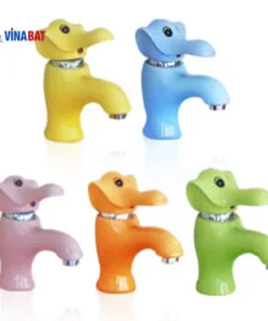 Vòi rửa lavabo trẻ em hình con voi màu xanh dương V092 4 Vòi rửa lavabo trẻ em hình con voi màu xanh dương V092 13
