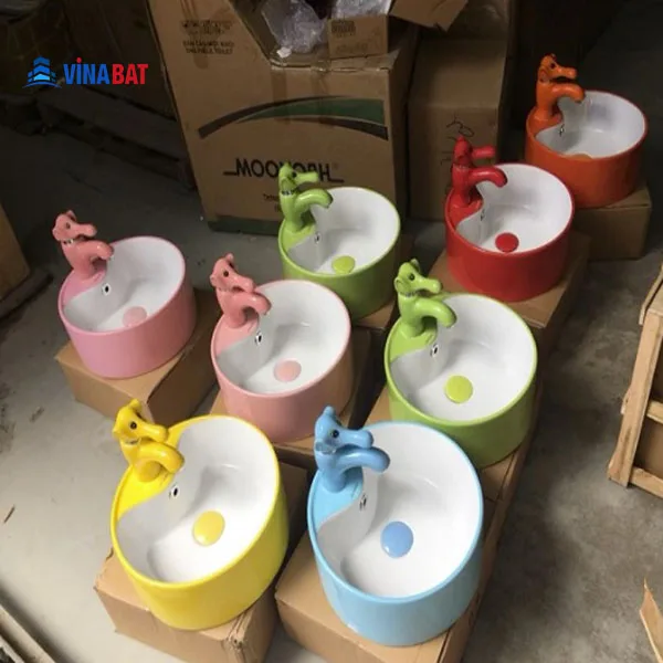 voi-rua-lavabo-tre-em-con-voi-nhieu-mau-3 Vòi rửa lavabo trẻ em hình con voi màu xanh dương V092 8