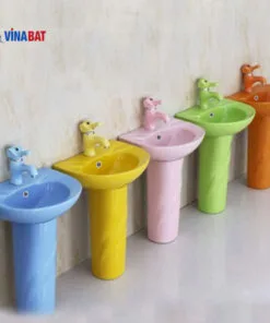 Vòi rửa lavabo trẻ em hình con voi màu xanh dương V092 8 Vòi rửa lavabo trẻ em hình con voi màu xanh dương V092 17