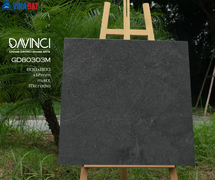gach-80x80-davinci-GD80303M-2 Gạch ốp lát DAVINCI 80x80cm FALTOGNANO DARK GD80303M 1