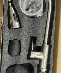 Vòi rửa bát nóng lạnh dây rút inox304 Bancoot BCR04 3