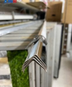 Nẹp góc inox V màu inox bóng 1 Nẹp góc inox V màu inox bóng 6