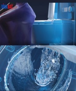 Bồn cầu thông minh JOMOO ZD8611-SA-CJM220 két nước âm tường 9