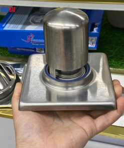 Ga thoát sàn inox đúc Bancoot 120I mặt mờ 9