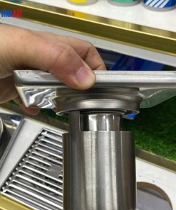 Ga thoát sàn inox đúc Bancoot 120I mặt mờ 8