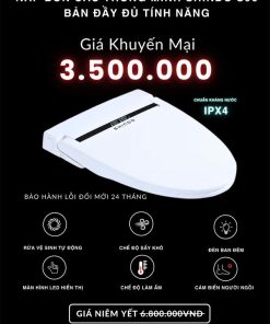 Nắp bồn cầu thông minh Shindo S90V thế hệ mới siêu mỏng 6