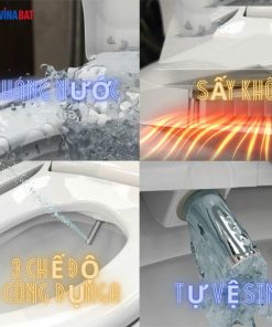 Nắp rửa điện tử OLU OLU ND01 nhập khẩu Hàn Quốc 5