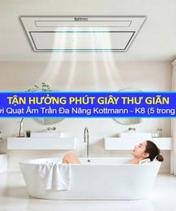 Quạt sưởi âm trần KOTTMANN 5 chức năng K8 10