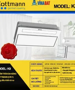 Quạt sưởi âm trần KOTTMANN 5 chức năng K8 3 quat-suoi-da-nang-kottmann-k8-5