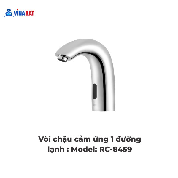 Vòi rửa lavabo cảm ứng Ranco RC8459 nước lạnh ( Điện+Pin) 1 voi-rua-lavabo-cam-ung-ranco-RC8459