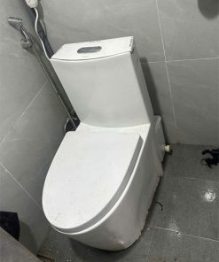 Máy xử lý chất thải bồn cầu thoát ngang BODA BD-1 kết hợp bồn cầu thoát ngang Kamanda 6699-N 10