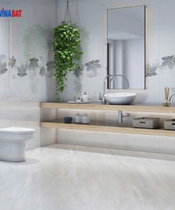 Gạch ốp lát vệ sinh royal 40x80cm RY6-4801 trắng khói bóng 5