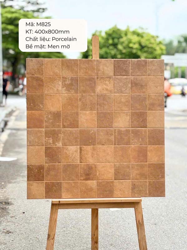 Gạch trang trí 40x80cm M825 họa tiết giả thẻ 1 gach trang tri 40x80 M825