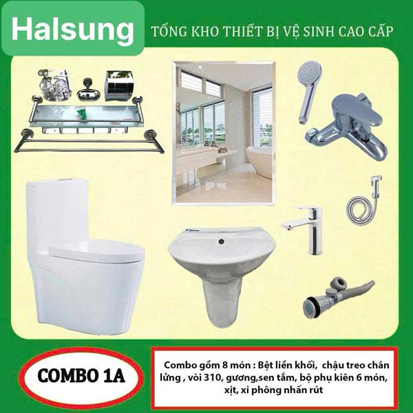 Có nên chọn combo thiết bị vệ sinh Halsung cho nhà tắm không? 1 Có nên chọn combo thiết bị vệ sinh Halsung cho nhà tắm không? 1