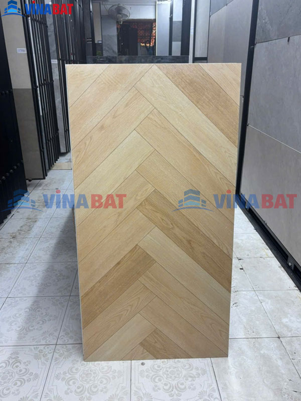 Gạch giả gỗ xương cá 60x120cm YW12691 5 Gach-gia-go-xuong-ca-YW12691